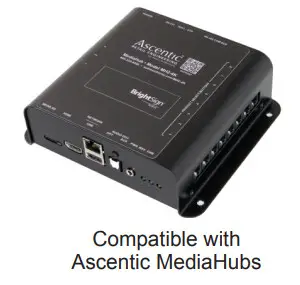 Ascentic LM8 Series 12V and 24V LED Controllers- Ascentic MediaHubs