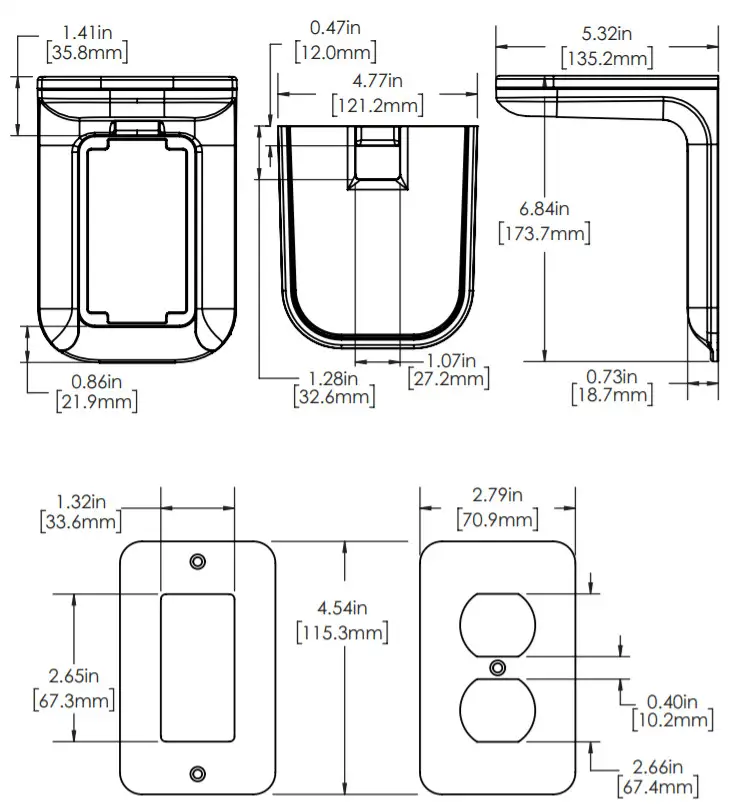 ECHOGEAR EGOS1 Outlet Shelf - DiGITS