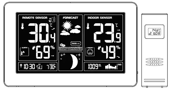 hama 00186380 Premium Weather Station