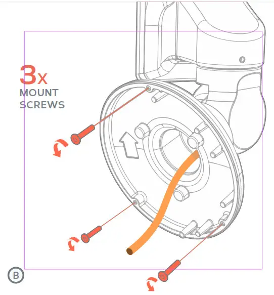 ONCAM C-Series Outdoor Panoramic+ Rain Guard Accessory - PENDANT MOUNT B