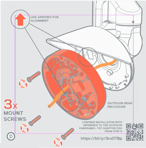 ONCAM C-Series Outdoor Panoramic+ Rain Guard Accessory - PENDANT MOUNT D