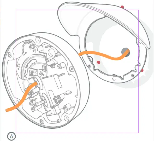 ONCAM C-Series Outdoor Panoramic+ Rain Guard Accessory - Surface Mount Installation A
