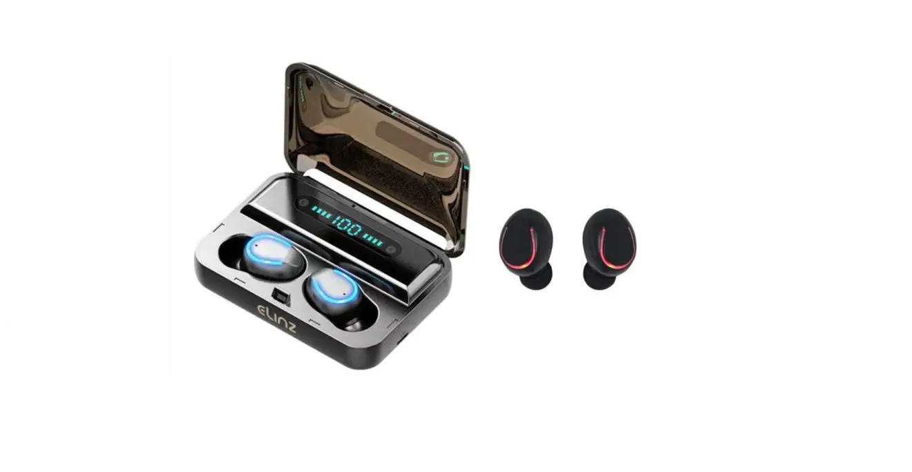 Elinz Btf95-blk Tws Bluetooth 5.0 Earphones Wireless Headset Earbuds User Manual