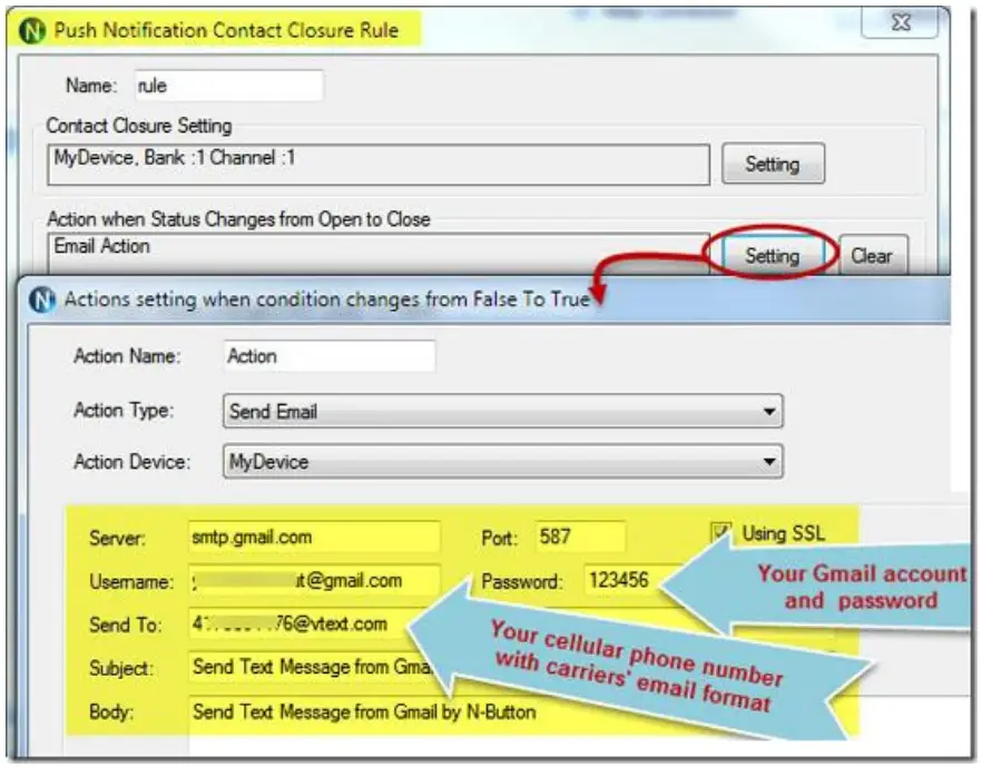 relaypros MIRCC4 USB USB Push Notification 4Input with USB Interface - Push Notification Contact2