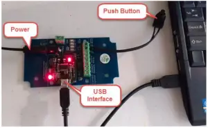 relaypros MIRCC4 USB USB Push Notification 4Input with USB Interface - USB push notification board