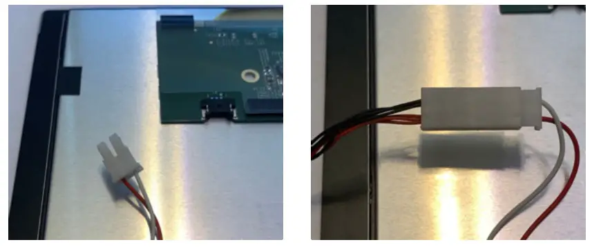 IDS AM 1280800Q7TZQW-connector on the display