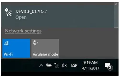 Intesis WiFi Series Air Conditioning - WiFi network scan