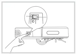 Shenzhen Takdir Intelligent Electric Appliance V32S Robot Vacuum - Power on