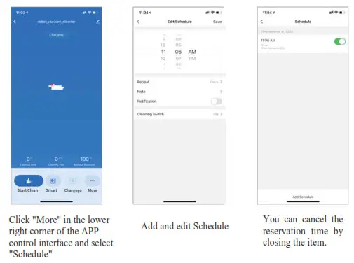 Shenzhen Takdir Intelligent Electric Appliance V32S Robot Vacuum - Set reservation