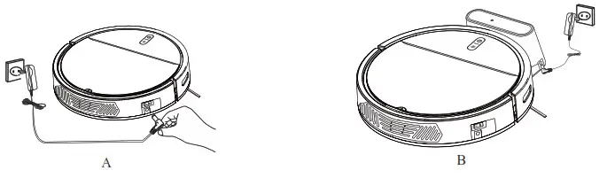 Shenzhen Takdir Intelligent Electric Appliance V32S Robot Vacuum - Two charging methods