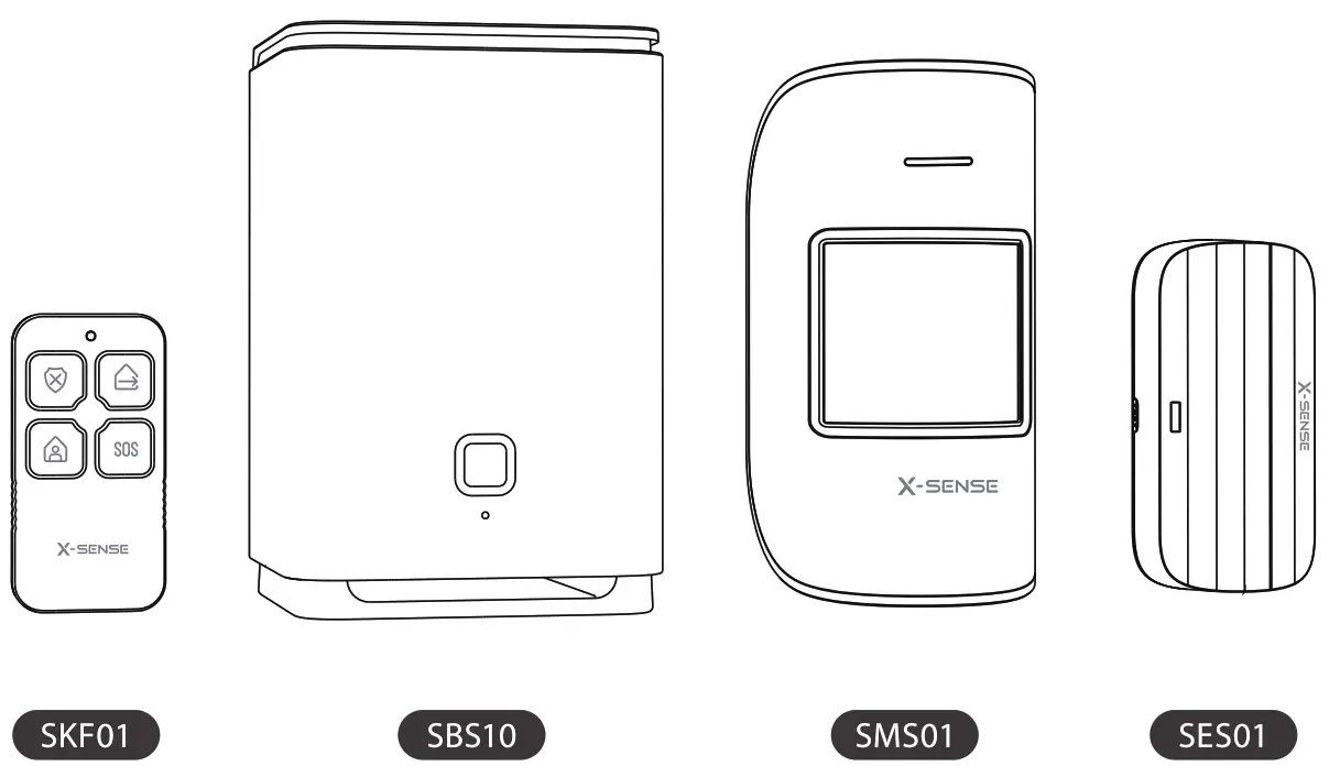 X SENSE SKF01 Home Security Kit -