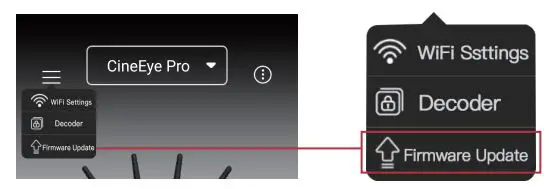 ACCSOON CineEye II Wireless Video Transmitter User Manual - Firmware Update