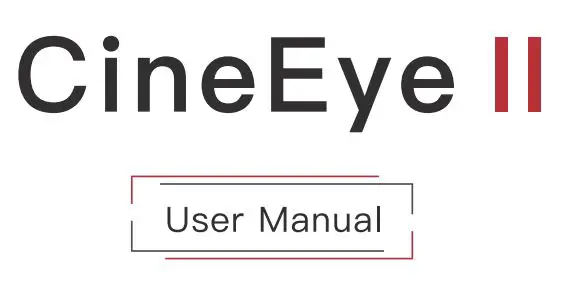 ACCSOON CineEye II Wireless Video Transmitter User Manual