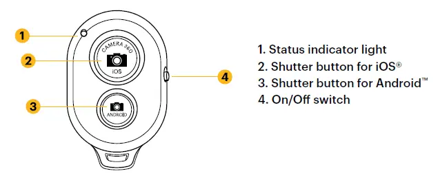 KODAK Photo Gear Mini Tripod with Remote 9 Inch 23 cm FIG 9