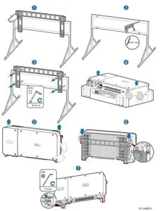 HUAWEI SUN2000 50KTL JPM0 Three Phase Power Conditioner - Installing the SUN2000 1