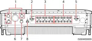HUAWEI SUN2000 50KTL JPM0 Three Phase Power Conditioner - Ports