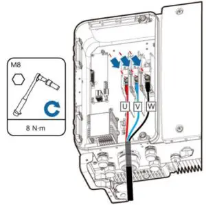 HUAWEI SUN2000 50KTL JPM0 Three Phase Power Conditioner - Power Cables 7