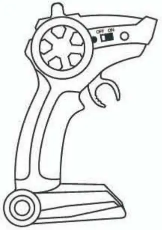 DEVIVAE RQ2059 Remote Control Car - controller