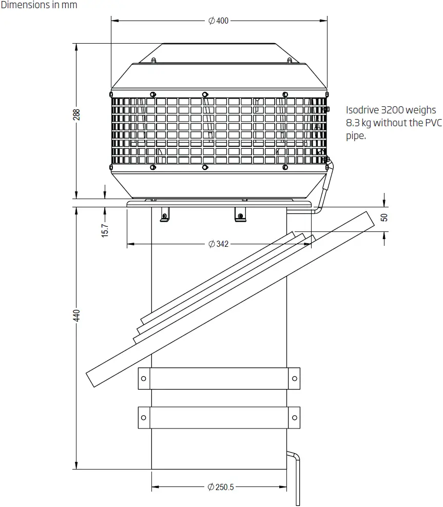 Measurements for Isodrive 3200