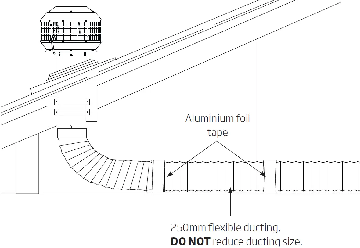 Securing Flexible Duct 01