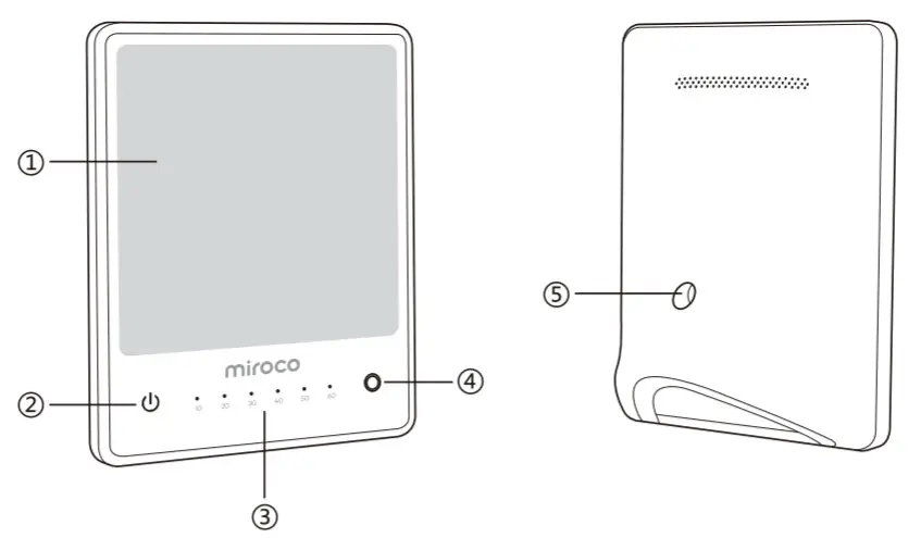 micro MI CL003 Pro Light Therapy Lamp UV Free 10000 Lux - figure 1