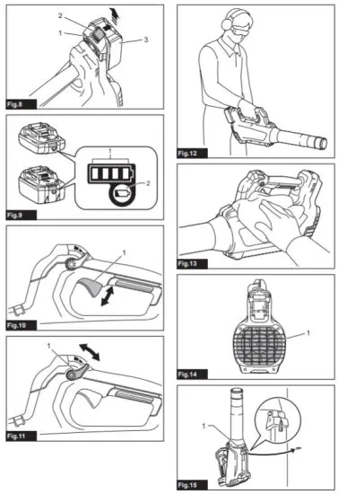 makita DUB184 Cordless Blower - 2