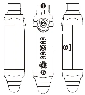 NUX B-3 Plus 2.4GHz Wireless Microphone System fig 1