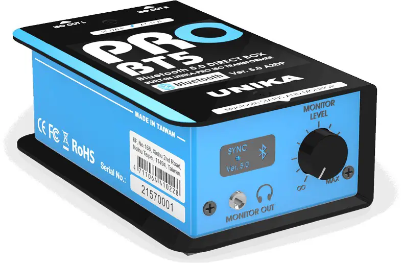 UNiKA PROBT5 Pro Series Audio Interface Direct Box - rigorous