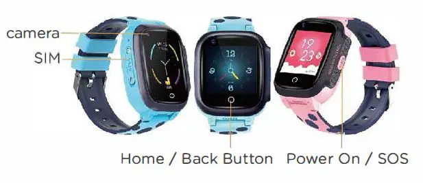 CACTUS CAC-119 Smartwatch Phone GPS Tracking for Kids FIG 1