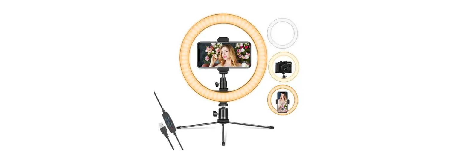 Aixpi L218 10 Inch Led Ring Light Instruction Manual