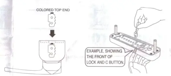LOCKEY 7055SCP Super 8 Mechanical Digital Lock - change code