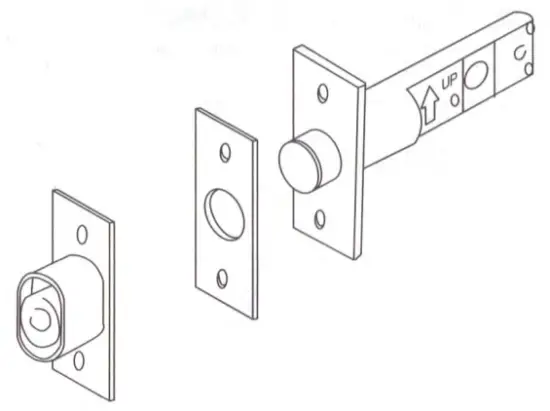 LOCKEY 7055SCP Super 8 Mechanical Digital Lock - installaing1