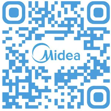 Midea MAD50PS1QGRC 50 Pint Cube Dehumidifier - QR Code 3