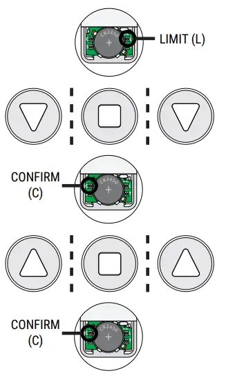 Select Blinds Classic Essential Cozy Farmhouse Motorization Roman Shades Installation Guide - ADJUSTING UPPER AND LOWER LIMITS