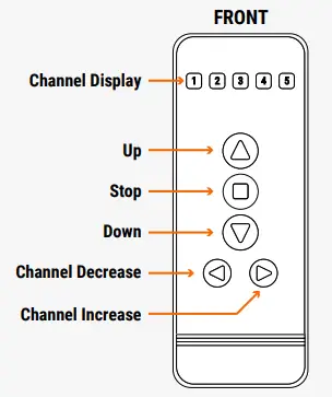 Select Blinds Classic Essential Cozy Farmhouse Motorization Roman Shades Installation Guide - HOW TO USE THE REMOTE