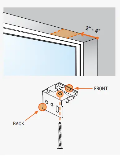 Select Blinds Classic Essential Cozy Farmhouse Motorization Roman Shades Installation Guide - INSIDE MOUNT