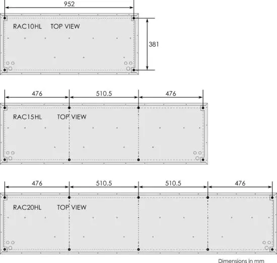 CLAUDGEN RAC10HL Large Commercial Air Curtains - Location