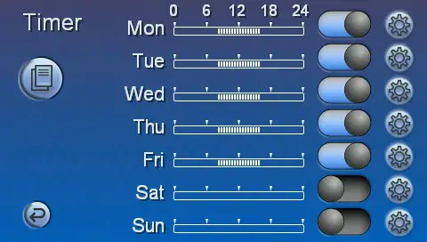 CLAUDGEN RAC10HL Large Commercial Air Curtains - Timer