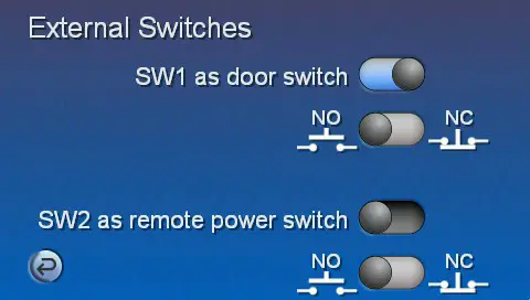 CLAUDGEN RAC10HL Large Commercial Air Curtains - switches 1
