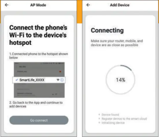 connex connect CC L1006 Smart Wi Fi & Bluetooth 4 5W GU10 LED RGB Bulb - app4