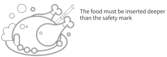 KITRESQ B09SPN4J67 Wireless Meat Thermometer - Probe