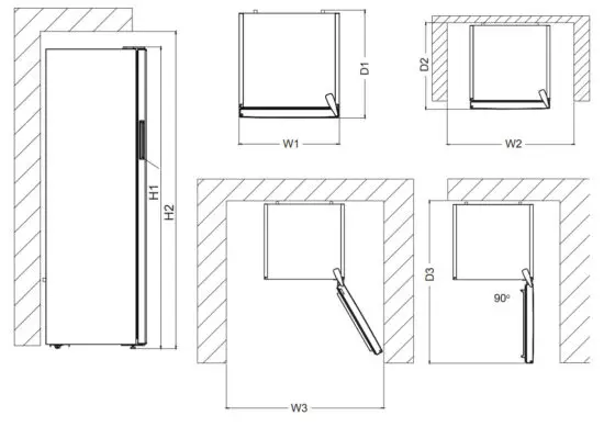 VOX ELECTRONIC KS3270F Stainless Steel Fridge - figure 4
