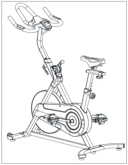 SUNNY HEALTH FITNESS SF-B1970 Belt Drive Pro Lite Indoor Cycling Bike.JPG