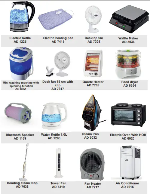 ADLER AD 2317 Ceramic Straightener - overview 2