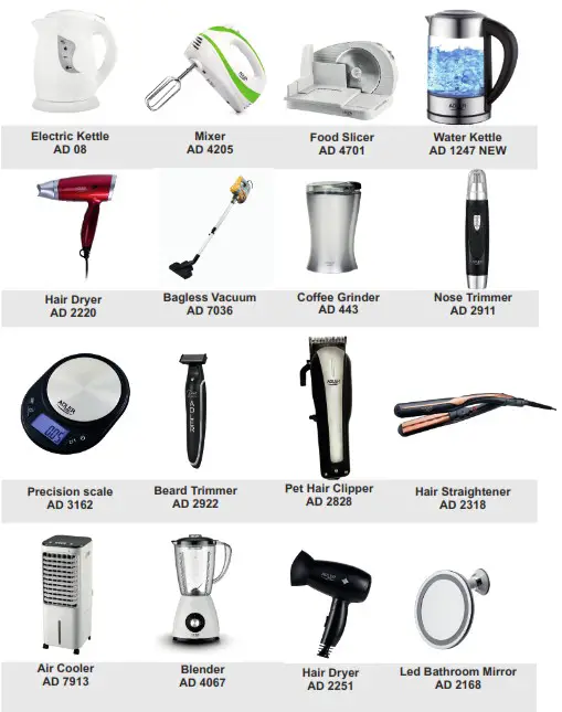 ADLER AD 2317 Ceramic Straightener - overview 3