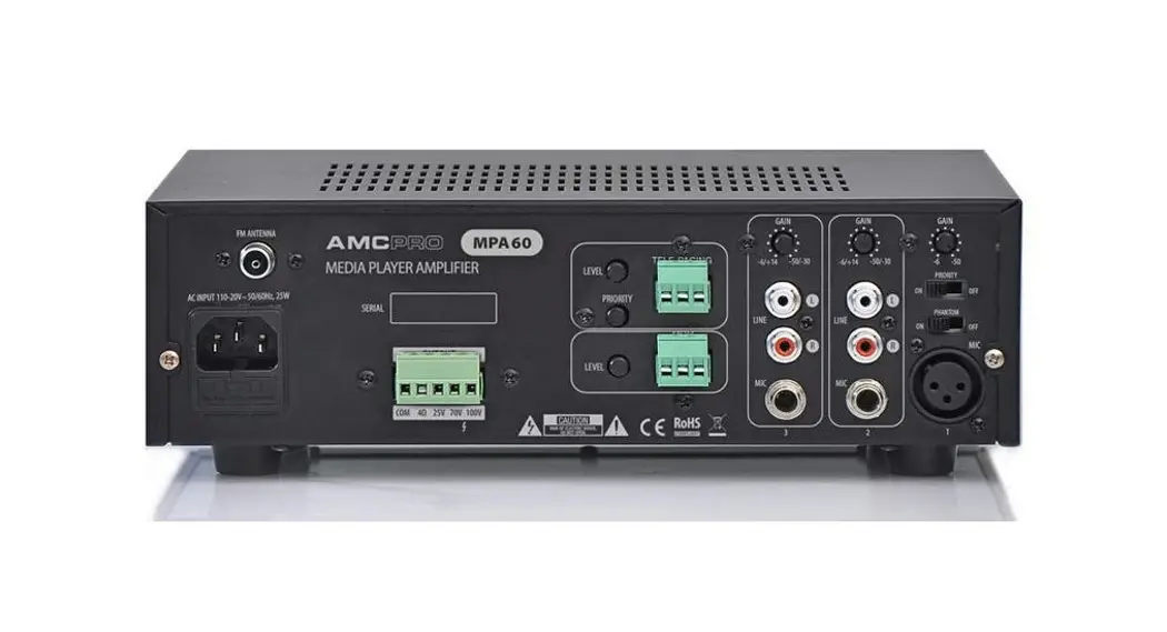 Amc Mpa 30 Media Player Amplifier User Manual