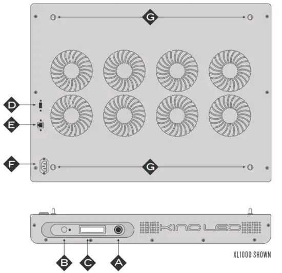 KIND LED XL1000 K5 Series Indoor WiFi LED Grow Light - OVERVIEW
