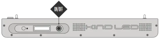 KIND LED XL1000 K5 Series Indoor WiFi LED Grow Light - power button