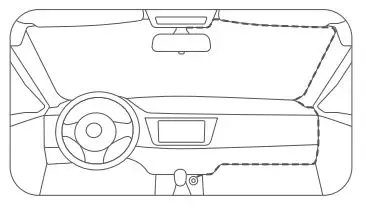 70mai Rearview Mirror Dash Cam User Manual - Connecting the power supply