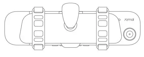70mai Rearview Mirror Dash Cam User Manual - Installation